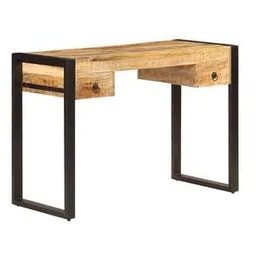 woodenmood Evana Solid Wood Study Table in Natural Finish-picture-6