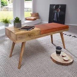 woodenmood Fonteyn Solid Wood Bench in Natural Natural Finish-picture-41