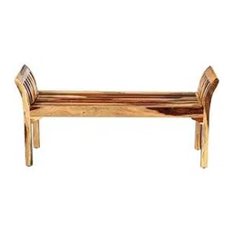 woodenmood Heron Solid Wood Bench in Natural Natural Finish-picture-28
