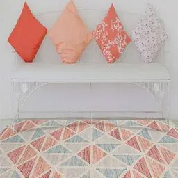 saraswati global Orange Stripes Hand Tufted Wool Carpet-picture-38