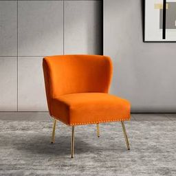 home lifestylez Rabel Accent Chair in Orange Colour-picture-6