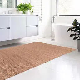 saraswati global Pink Stripes Hand Woven Wool Carpet-picture-33