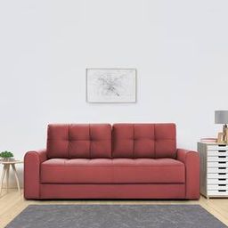home lifestylez Calliro 3 Seater Fold Out Sofa cum Bed In Pink Colour-picture-49