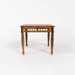 woodenmood Harlin 4 Seater Provincial Teak Dining Table-picture-5