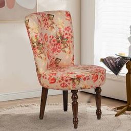 globally indian Seren Accent Chair in Red Colour-picture-18