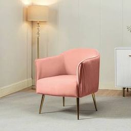 home lifestylez Celeo Accent Chair in Dusty Rose Colour-picture-32