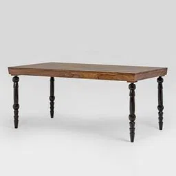 woodenmood Ean 4 Seater Rustic Teak Dining Table-picture-2