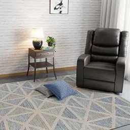 saraswati global Smoke Grey Stripes Hand Tufted Wool Carpet-picture-17