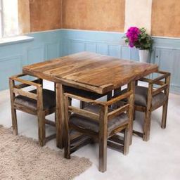 ikiriya Kingston Solid Wood 4 Seater Dining Set in-picture-36