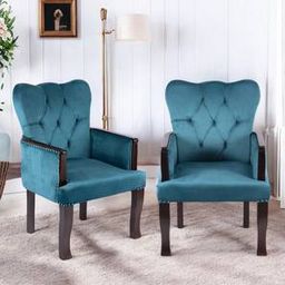 ikiriya Arista Accent Chair in Turquoise Colour-picture-11