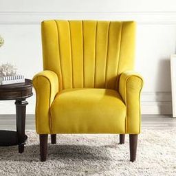 home lifestylez Maxo Accent Chair in Yellow Colour-picture-44