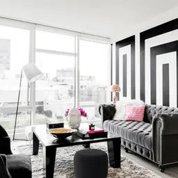 Serie O Pouffe in Black Colour-image-38