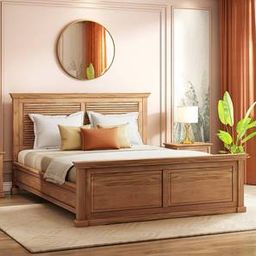 urban ladder Tuscany Bed with Tuscany Bedside Table-picture-20