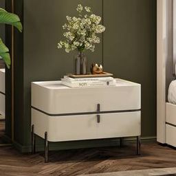 urban ladder Naomi Engineered Wood Bedside Table in Lacquered Finish-picture-23