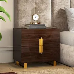urban ladder Aurelia Engineered Wood Bedside Table in Walnut Finish-picture-26