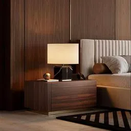 Tgere Natural Veneer Bedside Table in Natural Finish-image-99
