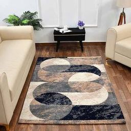 presto Multicolor Geometric Machine Made Polyester 5 X 7 Feet Carpet-picture-25