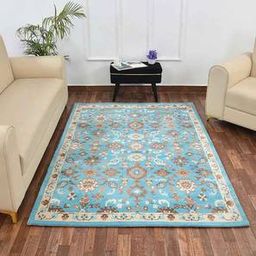 presto Multicolor Traditional Machine Made Polyester 3 X 5 Feet Carpet-picture-0