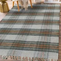 saraswati global Olive Abstract Hand Woven Jute Carpet-picture-26