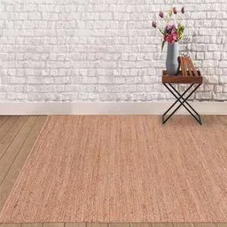 saraswati global Orange Stripes Hand Woven Jute Carpet-picture-40