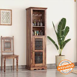 urban ladder Bunai Solid Wood Bar Cabinet in Teak Finish-picture-14