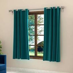 urban ladder Dawn Turquoise Polyester Room Darkening Window Curtain-picture-5