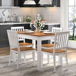 urban ladder Diner Solid Wood 4 Seater Dining Set in-picture-27