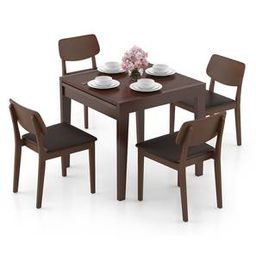 urban ladder Murphy 4 To 6 Extendable Lawson Solid Wood 4 Seater Dining Set in-picture-45