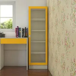 adona Celestia Engineered Wood Kids Bookshelf in Mango Yellow Colour-picture-29
