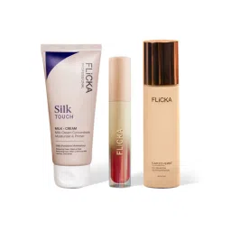 Flicka Makeup Combo - Flawless Femme Foundation Beige + Silk Touch Primer + Ru Ready Lipstick-picture-38