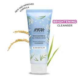 nykaa cosmetics Nykaa Naturals Rice Water & Glycolic Acid Face Wash For Gentle Exfoliation & Glow-For All Skin Types-picture-23