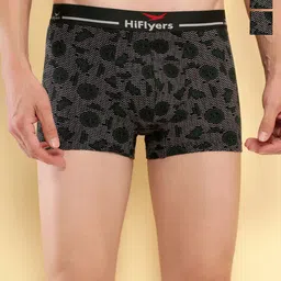 HiFlyers Pack Of 3 Printed Odor Free Trunks-picture-3