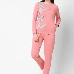 Sweet Dreams Women Pink Printed Tracksuits-image-70