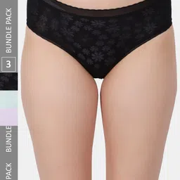 Amour Secret Pack of 3 Printed Briefs-image-4