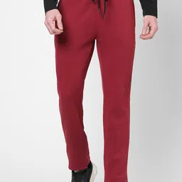 Sweet Dreams Men Red Solid Track Pants-image-51