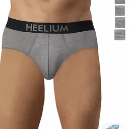Heelium Pack Of 5 Breathable Briefs P5_BRIEF_GRE_S-image-2