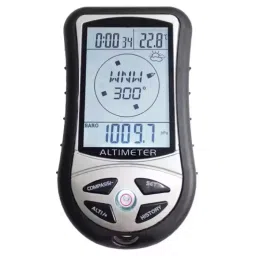 8 in 1 Handheld GPS Compass Altimeter Barometer Watch with Calendar & Forecast Timer image 2