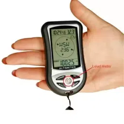 8 in 1 Handheld GPS Compass Altimeter Barometer Watch with Calendar & Forecast Timer image 5