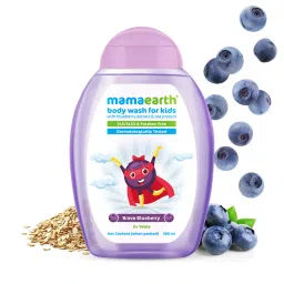 Mamaearth Brave Blueberry Body Wash For Kids With Blueberry & Oat Protein Sls & Paraben Free-picture-36
