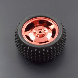 85MM Large Robot Smart Car Wheel For Arduino Robot 38MM Width Surface (Red)- RS198585MM Large Robot Smart Car Wheel For Arduino Robot 38MM Width Surface (Red)- RS1985 image 1