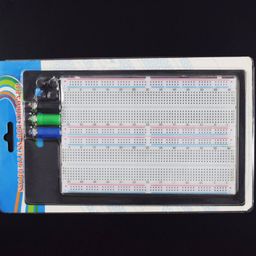 Solderless Breadboard Protoboard 4 Bus 1660 ZY-204 Test Breadboard Test Circuit Board- RS455Solderless Breadboard Protoboard 4 Bus 1660 ZY-204 Test Breadboard Test Circuit Board- RS455 image 2