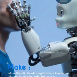 Move Robotic Head using Obstacle avoiding Module - KT595Move Robotic Head using Obstacle avoiding Module - KT595 image 3