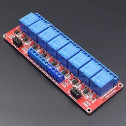 8-Channel Relay Module High Low Level Trigger with Optocoupler Isolation Load DC 24V / AC 250V 10A for PLC Automation -RS21368-Channel Relay Module High Low Level Trigger with Optocoupler Isolation Load DC 24V / AC 250V 10A for PLC Automation -RS2136-1