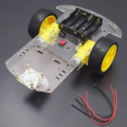 2Wd Transparent Smart Motor Robot Car Battery Box Chassis Kit For Arduino - RK1012Wd Transparent Smart Motor Robot Car Battery Box Chassis Kit For Arduino - RK101 image 1