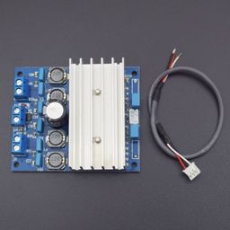 TDA7492 D Class High Power Digital Amplifier Board AMP Board 2X50W 100W Amplifier with Radiator-RS3443TDA7492 D Class High Power Digital Amplifier Board AMP Board 2X50W 100W Amplifier with Radiator-RS3443 image 2
