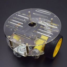 Smart car chassis 2wd / robot tracing strong magnetic motor car rt-4 / avoidance car with code disk for arduino - RS436Smart car chassis 2wd / robot tracing strong magnetic motor car rt-4 / avoidance car with code disk for arduino - RS436 image 1