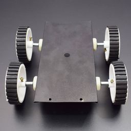 4 Wheel Robotic Platform DIY with DC gear motor, Chassis With Wheels - RS10564 Wheel Robotic Platform DIY with DC gear motor, Chassis With Wheels - RS1056-19