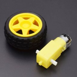 Plastic Robot Wheel Tyre With DC 3-6V Gear Motor For Smart Car - RC022-ML202Plastic Robot Wheel Tyre With DC 3-6V Gear Motor For Smart Car - RC022-ML202-14