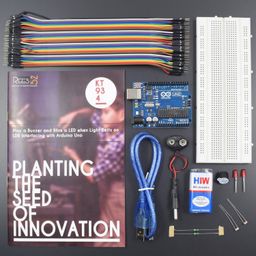 Play a buzzer and blink an led when light Emits on LDR interfacing with arduino uno - KT934Play a buzzer and blink an led when light Emits on LDR interfacing with arduino uno - KT934-15