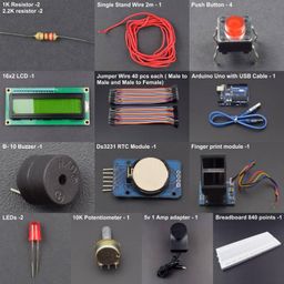 Make A Fingerprint Based Biometric Attendance System using Arduino Uno - KT849Make A Fingerprint Based Biometric Attendance System using Arduino Uno - KT849 image 2